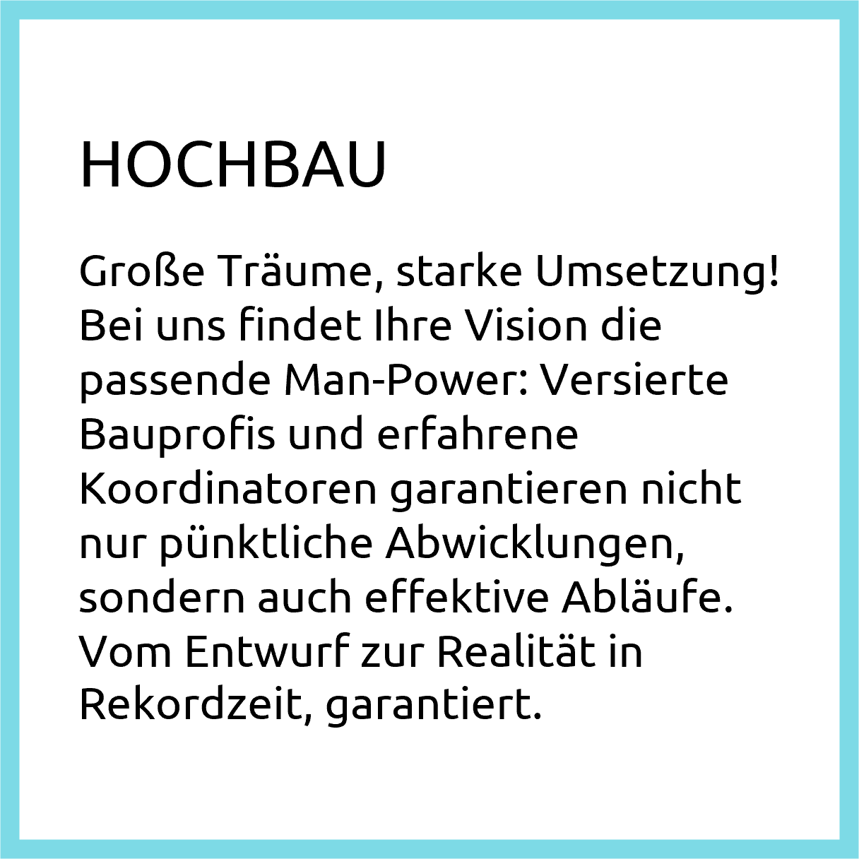 hochbau